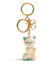 Valentino Garavani Keychains Golden Le Chat De La Maison
