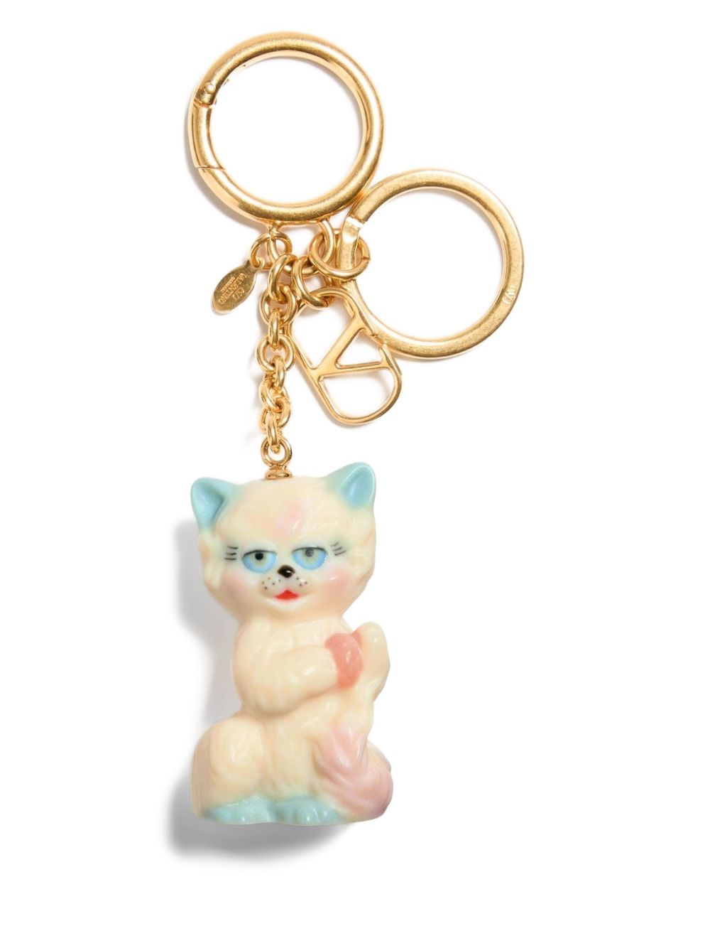 Valentino Garavani Keychains Golden Le Chat De La Maison