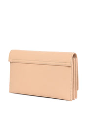 Bolsos Valentino Garavani. Cartera de piel en polvo con cadena.