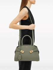 Ferragamo Bags.. Grey small leather tote
