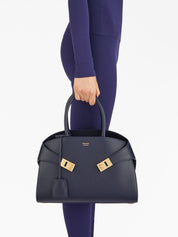 Ferragamo Bags.. Blue calf leather tote