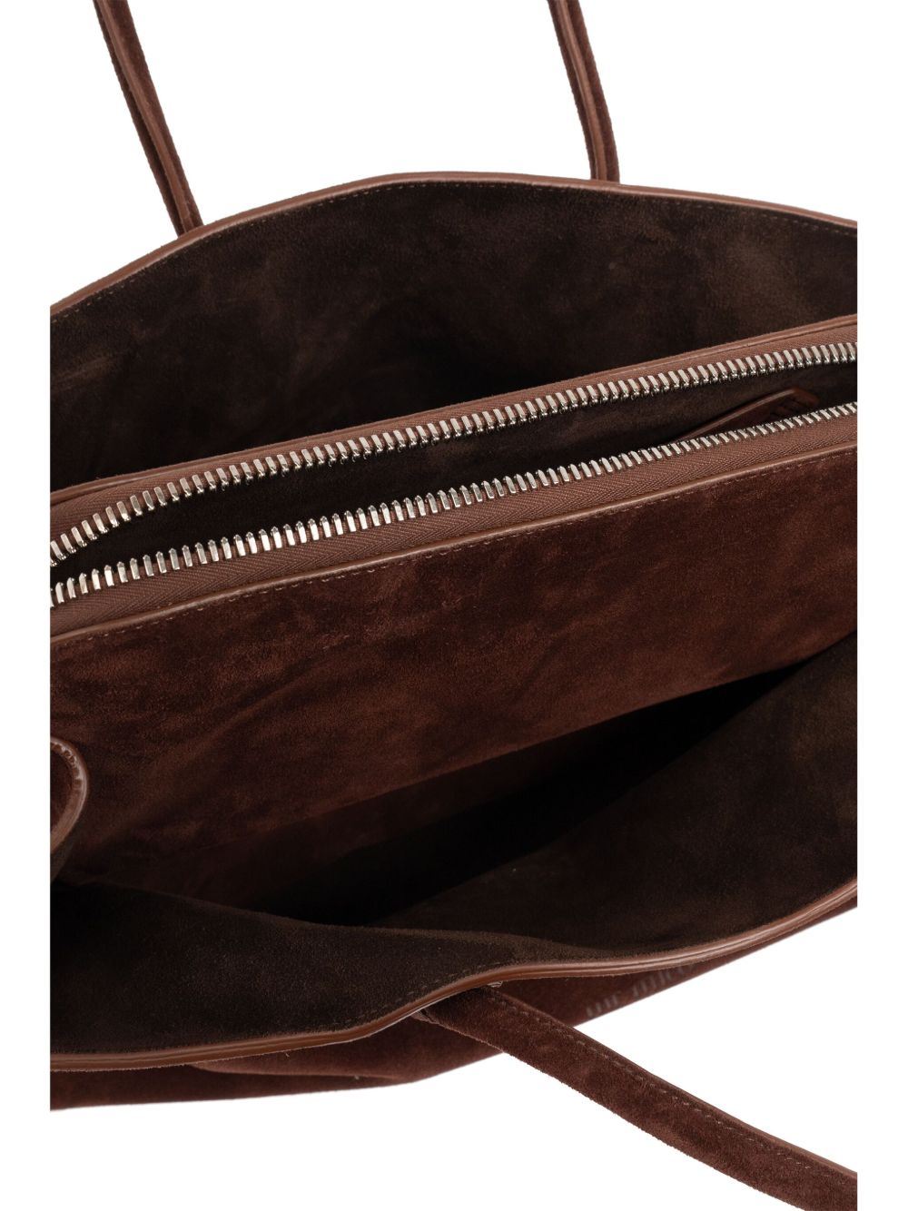 Brown leather shoulder bag — The Attico La Passeggiata