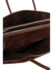 Brown leather shoulder bag — The Attico La Passeggiata