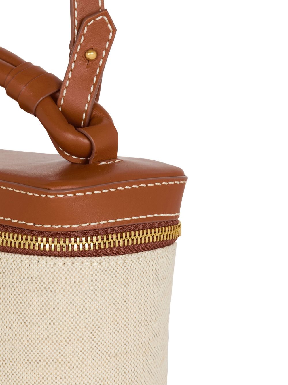 Balmain Bags.. Leather Brown vanity case