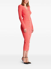 Balmain Sweaters Orange V-neck Cardigan