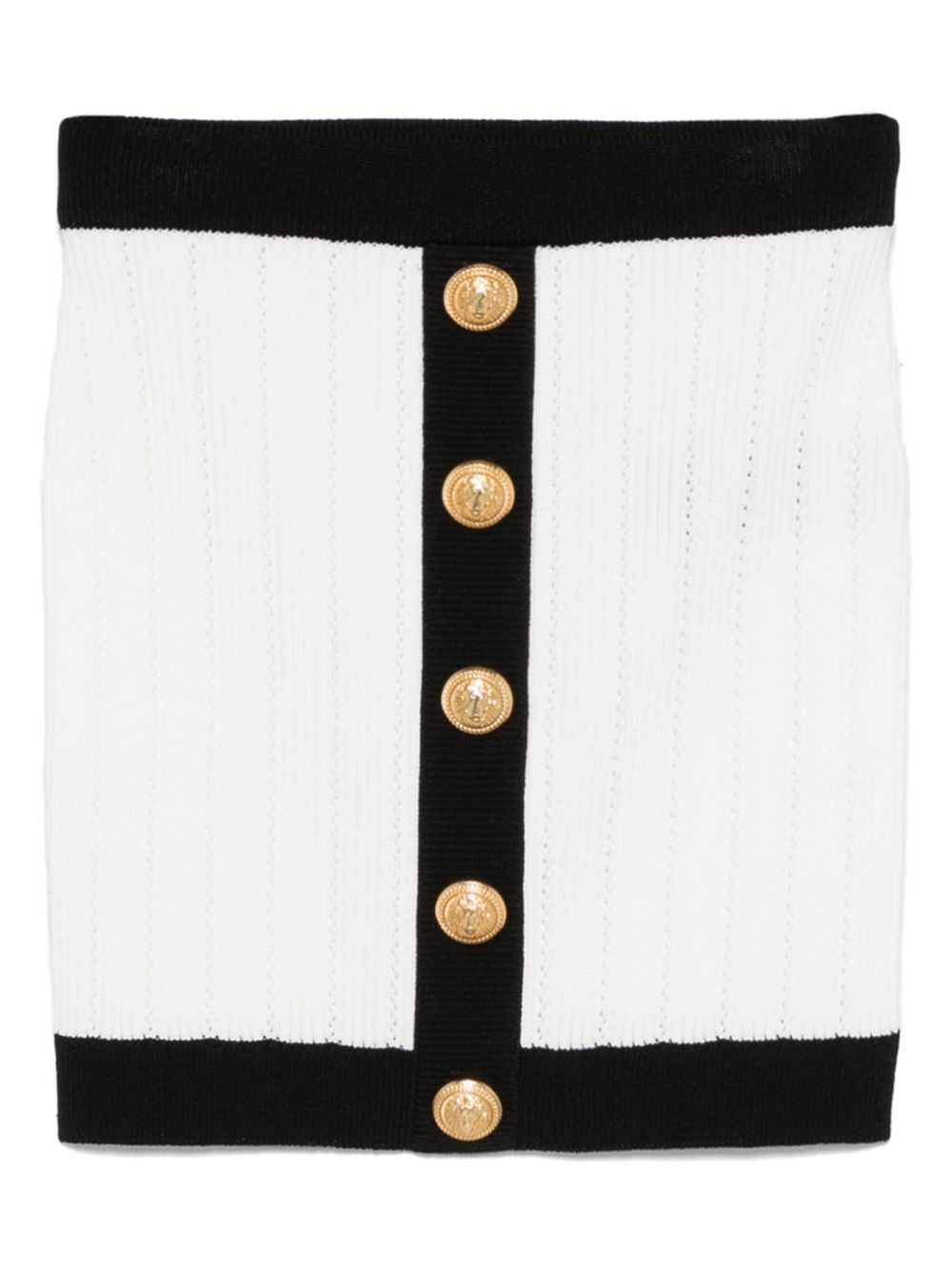 Jupes Balmain Mini en maille blanche