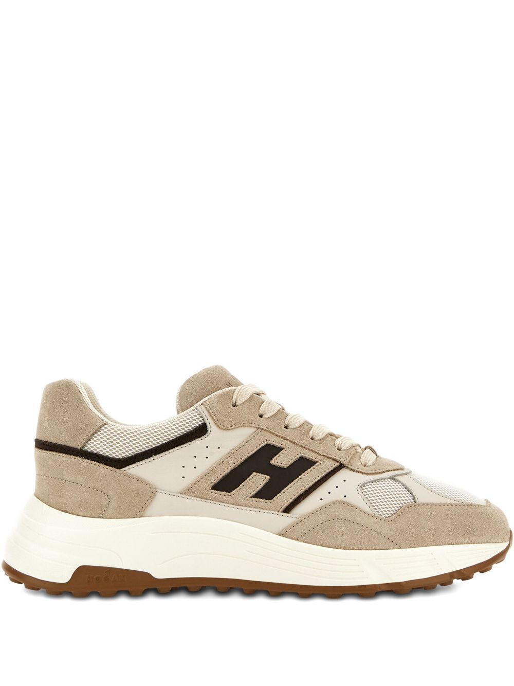 HOGAN PRE Sneakers Beige — Hyperlight Leather Comfort