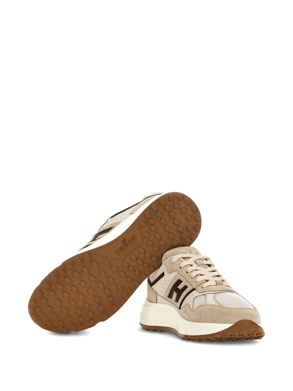 HOGAN PRE Sneakers Beige — Hyperlight Leather Comfort