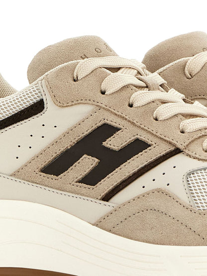 HOGAN PRE Sneakers Beige — Hyperlight Leather Comfort