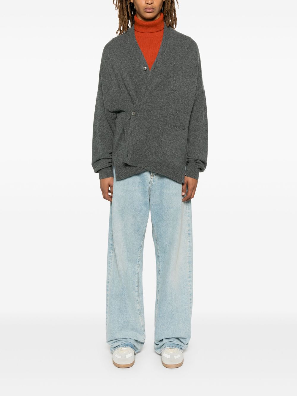 EXTREME CAshMERE Sweaters Grey cashmere cardigan