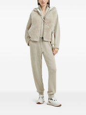 Brunello Cucinelli Trousers in Beige Cashmere