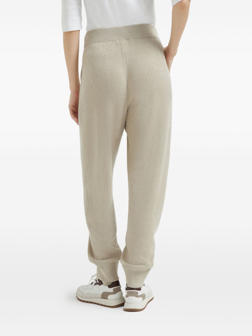 Brunello Cucinelli Trousers in Beige Cashmere
