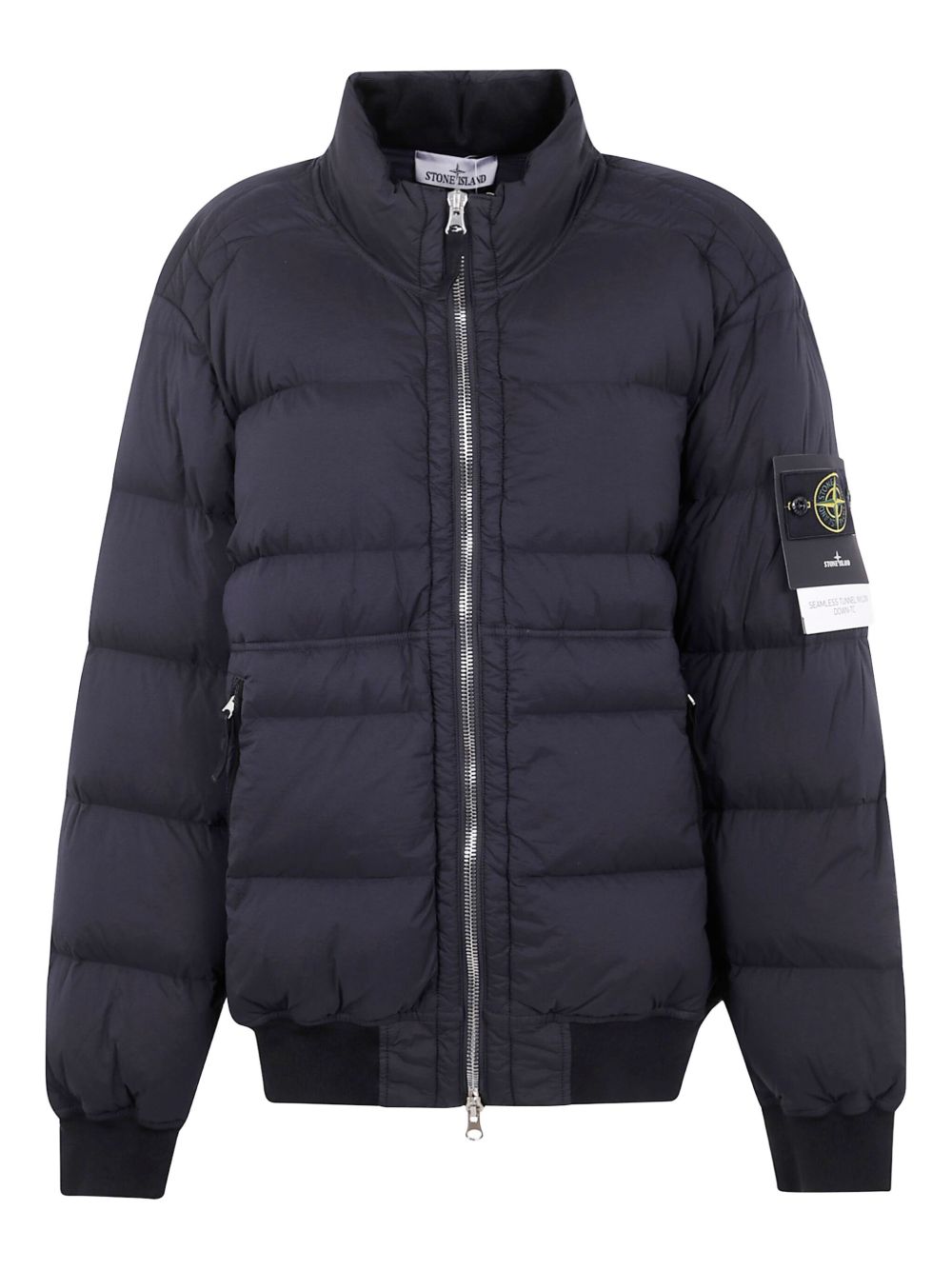 Stone Island Coats Black padded bomber jacket