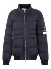 Stone Island Coats Black padded bomber jacket