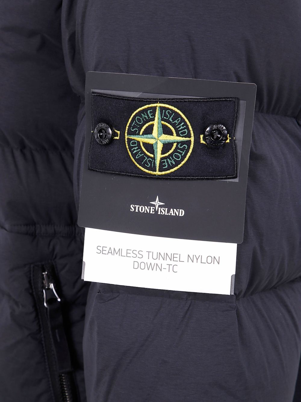 Stone Island Coats Black padded bomber jacket