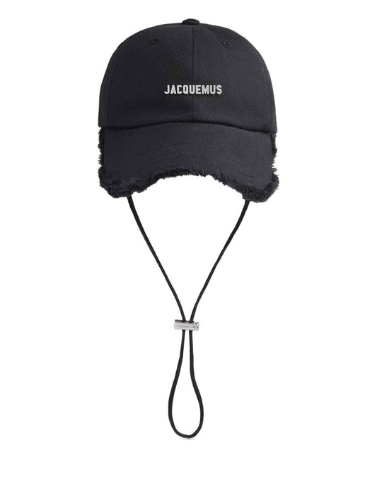 JACQUEMUS La Casquette Artichaut cap — Black adjustable cap