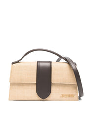 Sacs JACQUEMUS. Sac à main beige Le Grand Bambino