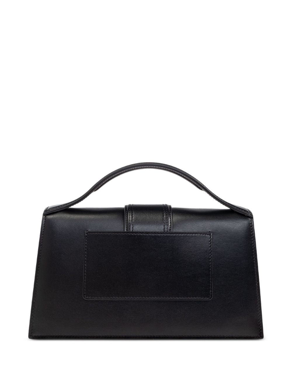 JACQUEMUS Le Grand Bambino handbag in black patent leather
