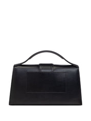 JACQUEMUS Le Grand Bambino handbag in black patent leather