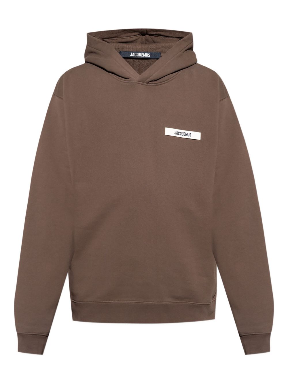 Jacquemus Sweaters Brown hooded relaxed fit