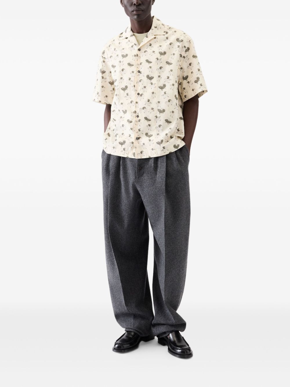 Jacquemus Shirts Beige floral print