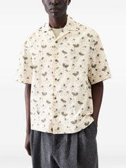 Jacquemus Shirts Beige floral print