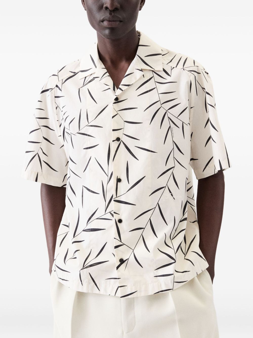 Jacquemus JACQUEMUS Shirts White camp collar shirt