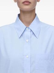 Closed Shirts Clear Blue oversized cotton shirt