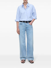 Closed Shirts Clear Blue oversized cotton shirt