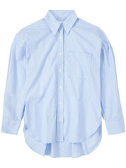 Closed Shirts Clear Blue oversized cotton shirt
