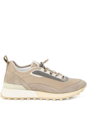 Brunello Cucinelli Beige Leather Sneakers — Women