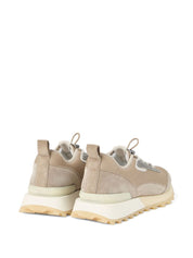 Brunello Cucinelli Beige Leather Sneakers — Women