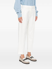 Pantalones Brunello Cucinelli Chino de algodón blanco
