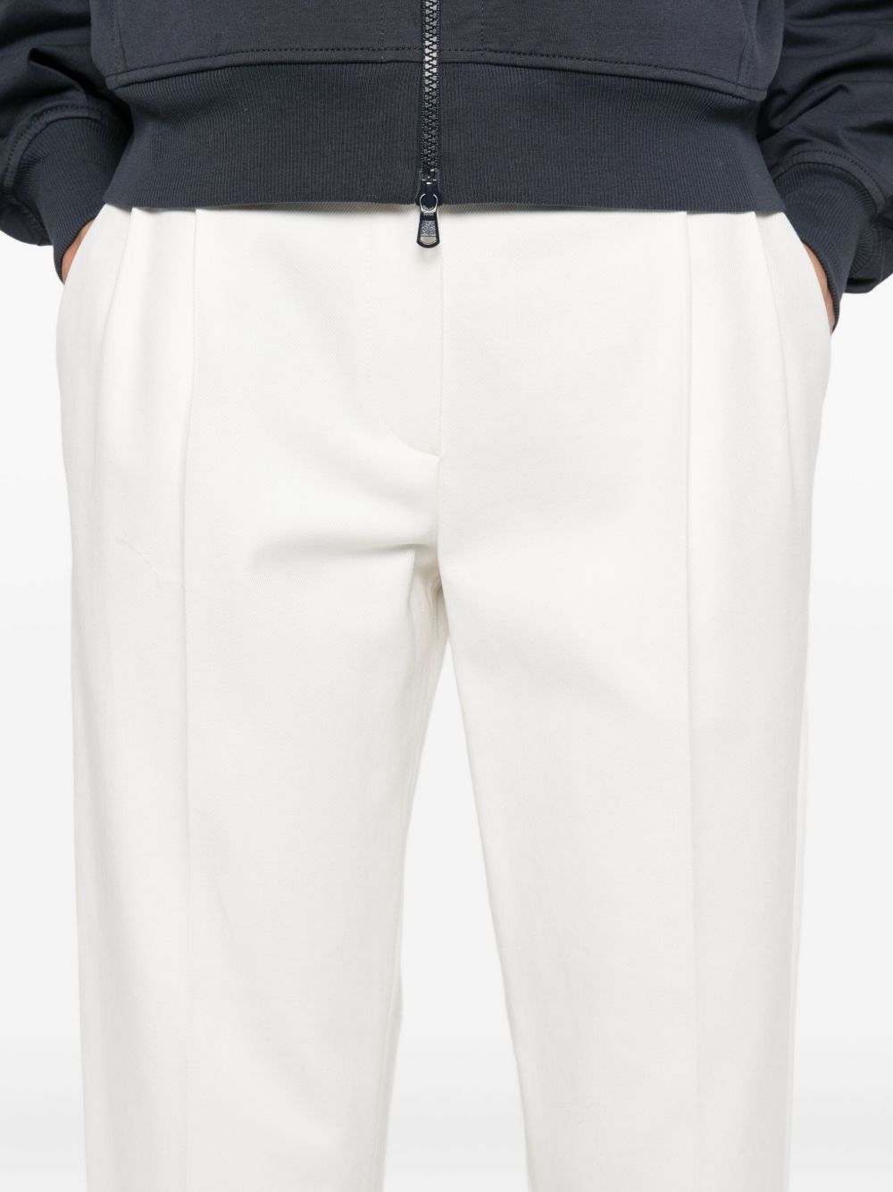 Pantalones Brunello Cucinelli Chino de algodón blanco