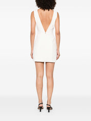 Elisabetta Franchi Dresses White sleeveless mini dress