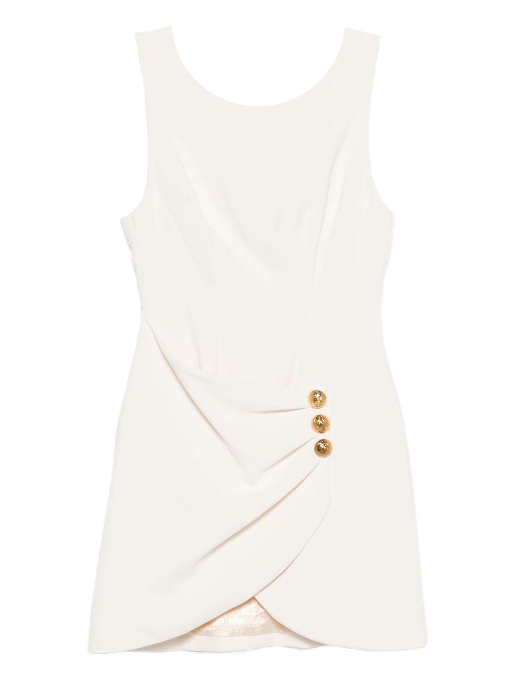 Elisabetta Franchi Dresses White sleeveless mini dress