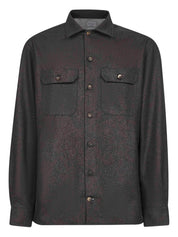 Brunello Cucinelli Brown Wool Shirt — Refined Comfort