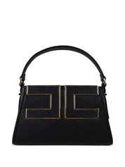 Sacs Elisabetta Franchi Sac à bandoulière noir à poignée supérieure
