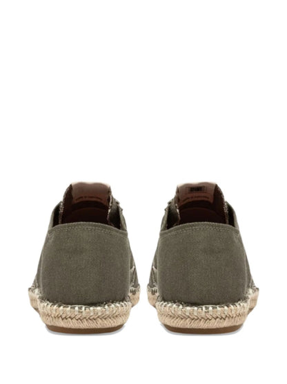 AUTRY Sneakers Green — Canvas Espadrillas for Men