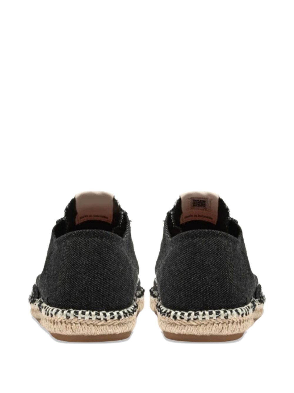 AUTRY Sneakers Black — Espadrilla-Style Canvas Sneakers