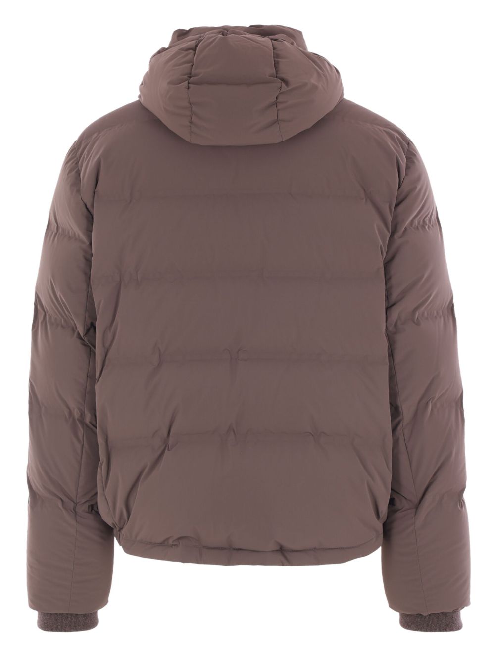 Chaqueta acolchada marrón de Brunello Cucinelli Coats