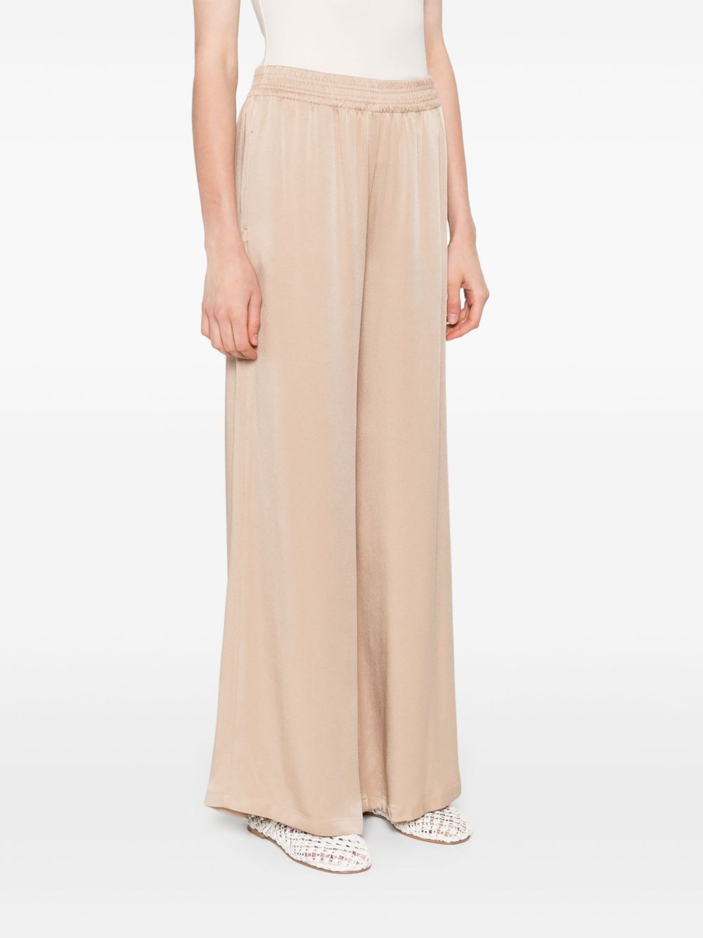 Fabiana Filippi Trousers Powder — Wide‑Leg Elegance