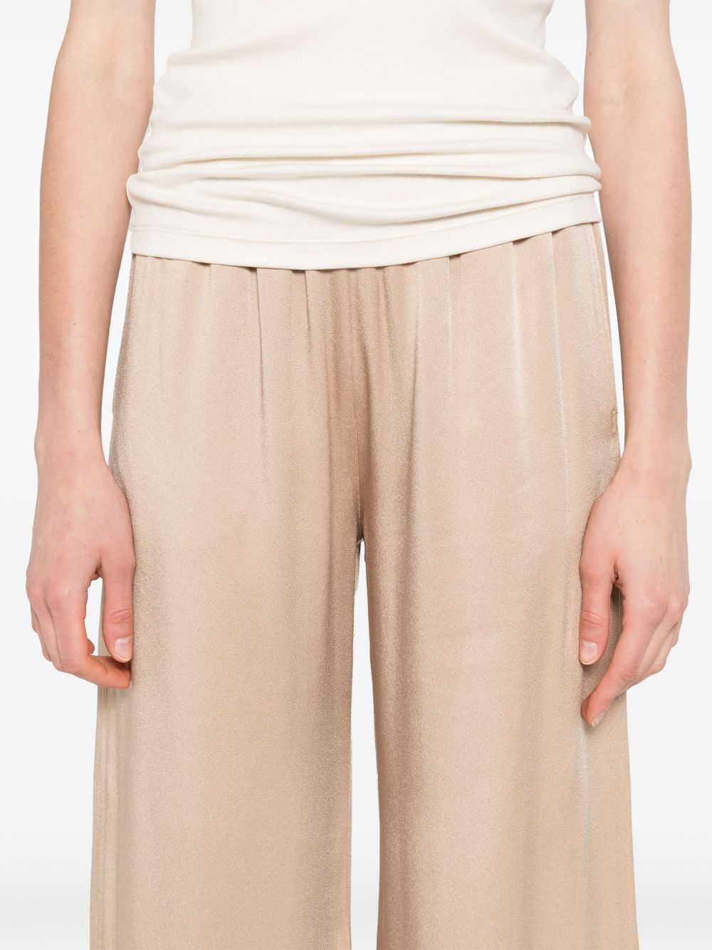 Fabiana Filippi Trousers Powder — Wide‑Leg Elegance