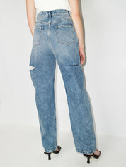 Maison Margiela Jeans Clear Blue denim taille haute