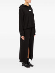 Suéteres MM6 Maison Margiela Sudadera con capucha de algodón negra