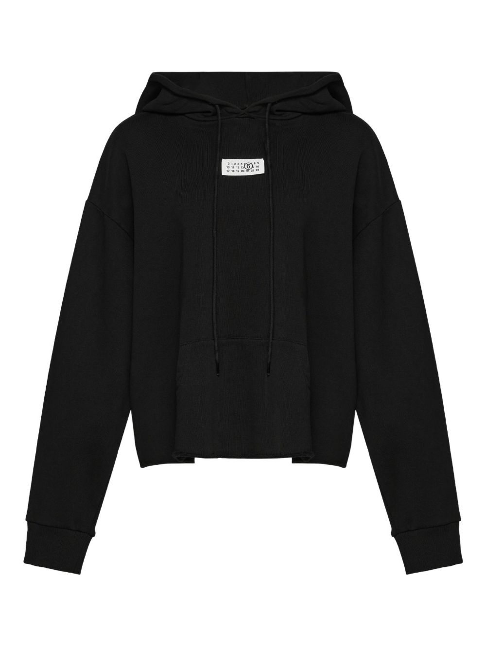 Suéteres MM6 Maison Margiela Sudadera con capucha de algodón negra