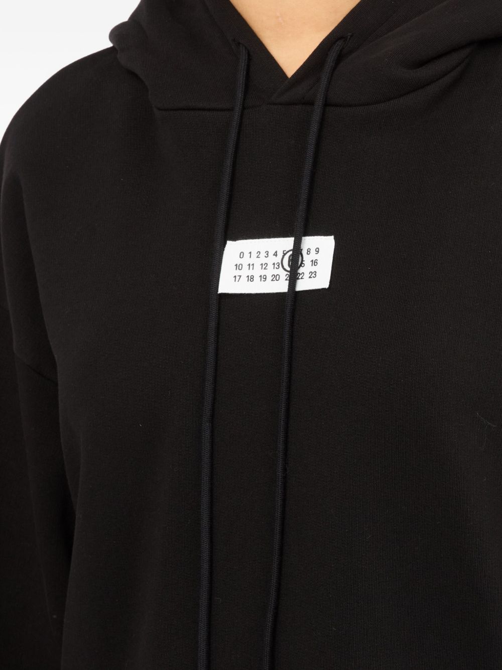 Suéteres MM6 Maison Margiela Sudadera con capucha de algodón negra