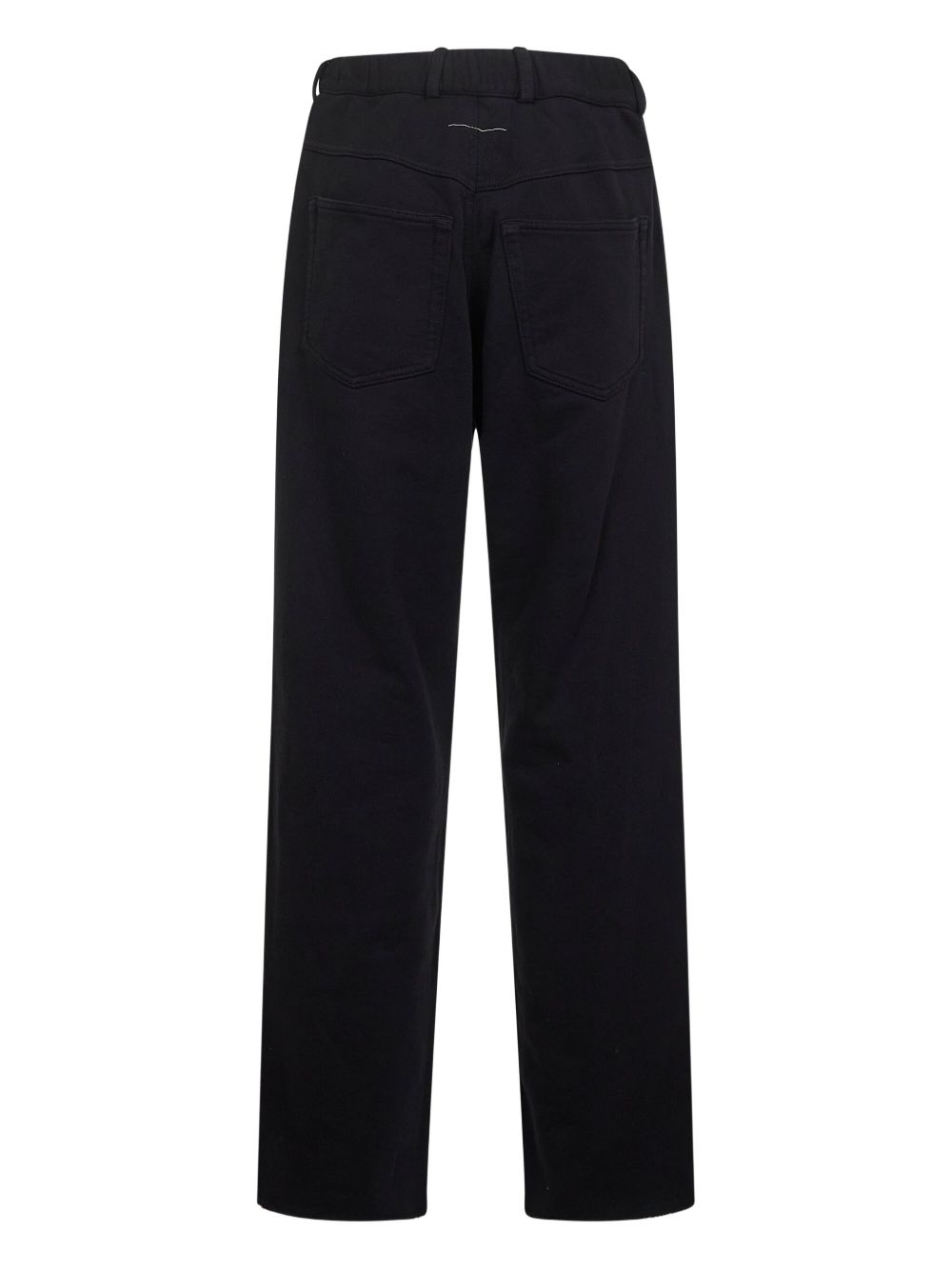 Pantalon MM6 Maison Margiela en coton noir