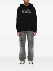 MM6 Maison Margiela Sweaters in Black Cotton