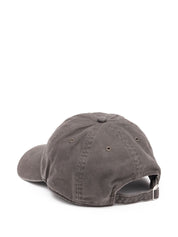 Casquette en coton gris avec logo MM6 Maison Margiela